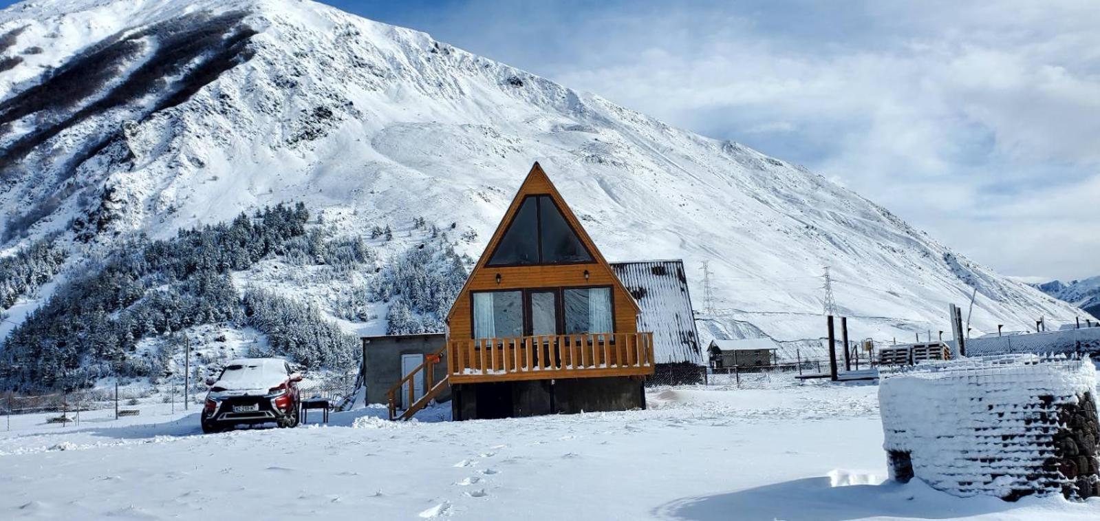 Mountain hut in Kazbegi Villa Buitenkant foto