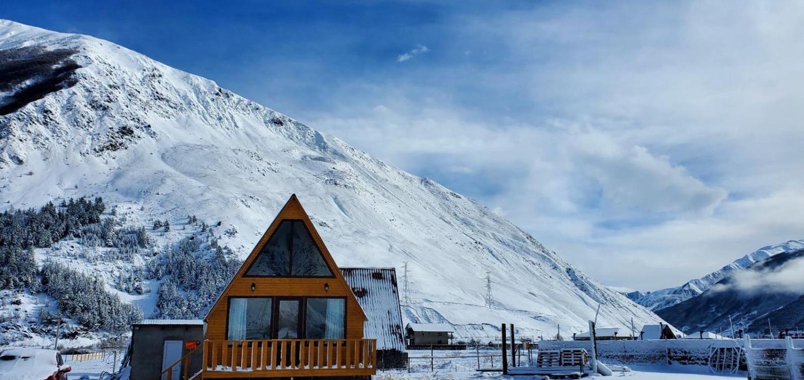 Mountain hut in Kazbegi Villa Buitenkant foto