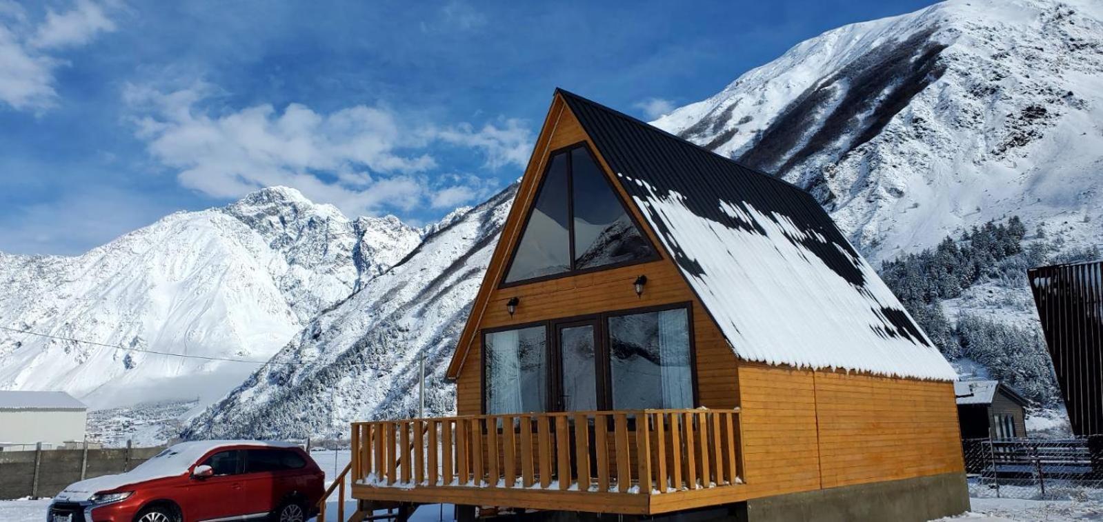 Mountain hut in Kazbegi Villa Buitenkant foto