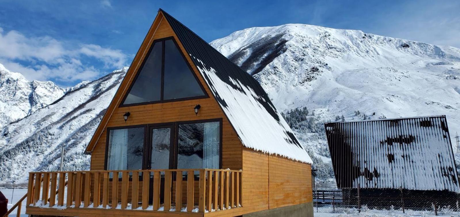 Mountain hut in Kazbegi Villa Buitenkant foto